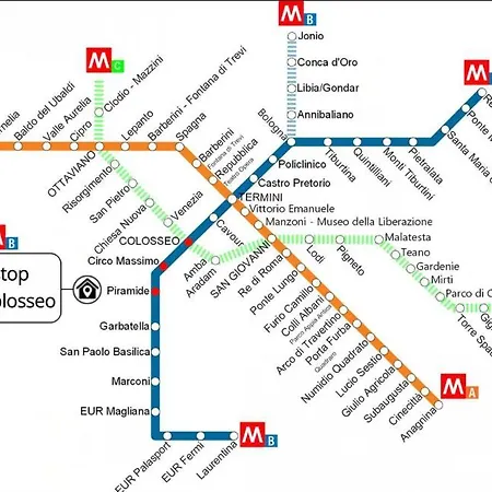 公寓 Piramide Luxury Colosseum 罗马